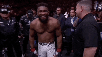 Mixed Martial Arts Smile GIF by UFC