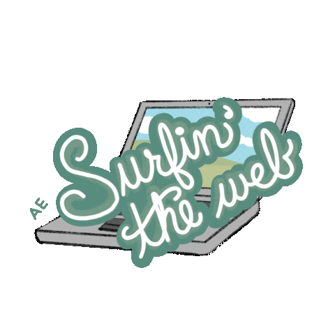Summer Surfing Sticker by American Eagle