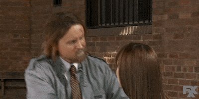 beauty and the beast love GIF by It's Always Sunny in Philadelphia