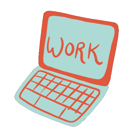 Work Working Sticker