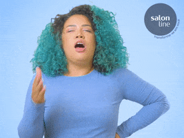 tired girl GIF by Salon Line