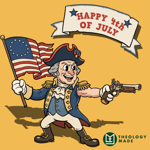 Independence Day Happy Fourth Of July GIF by Theology Made