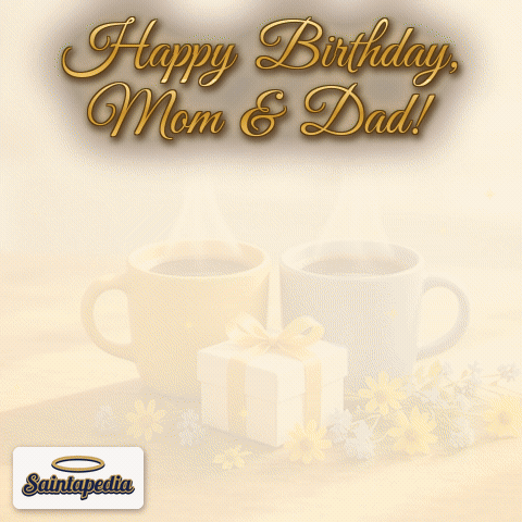 Happy Birthday Coffee GIF by Saintapedia
