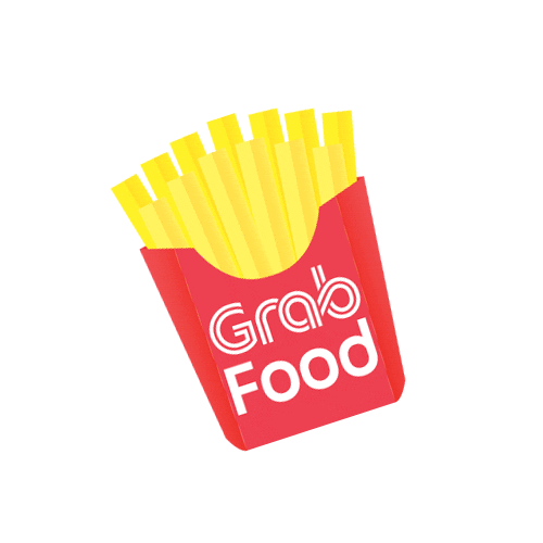 Potato Fries Sticker by Grab Indonesia for iOS & Android GIPHY