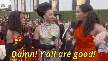 red carpet damn yall are good GIF by MTV Movie & TV Awards