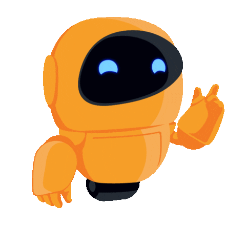 Robots Pointing Sticker by Amigo for iOS & Android | GIPHY