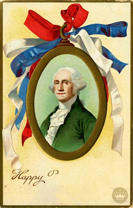 George Washington Vintage GIF by Hallmark Gold Crown