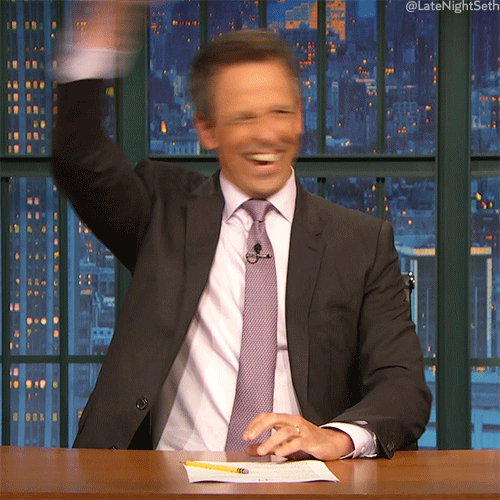 seth meyers hello GIF by Late Night with Seth Meyers