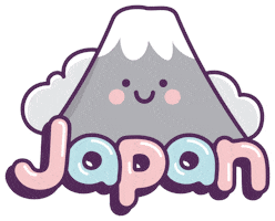 happy japan Sticker by Israseyd