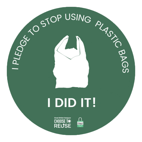 Choosetoreuse Sticker by bagsofethics