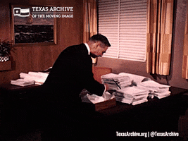 Work Business GIF by Texas Archive of the Moving Image