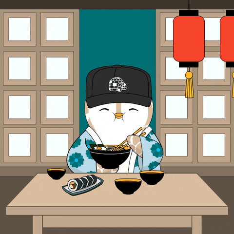 Hungry Japan GIF by Pudgy Penguins