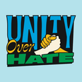 Unity over hate handshake