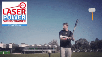 hitting home run GIF by Laser Power Swing Trainer