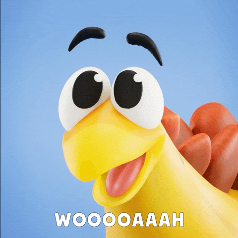 Shocked Eyebrow Raise GIF by Claynosaurz