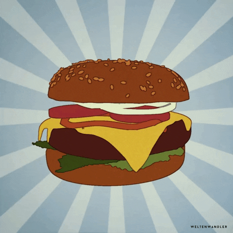 fast food eating GIF by Weltenwandler