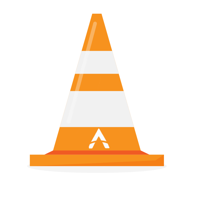 Obra Cone Sticker by ViaSul Engenharia for iOS & Android GIPHY