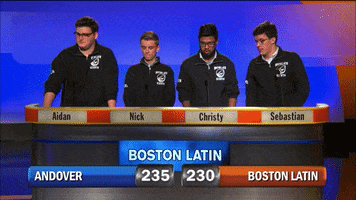 boston latin GIF by WGBH's High School Quiz Show