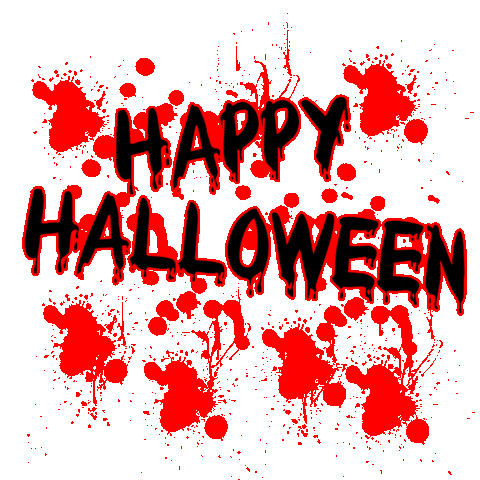 Halloween Blood Sticker by Pingüina Lectora; for iOS & Android | GIPHY