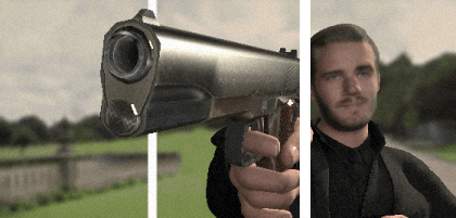 Hold Up Gun GIF by Morphin - Find & Share on GIPHY