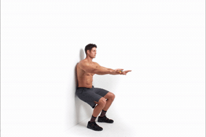 Wall Sit GIF