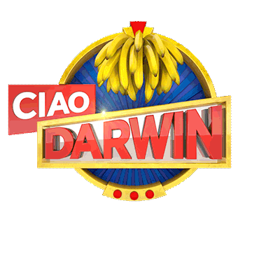 Ciao Darwin Banana Sticker by SDL tv