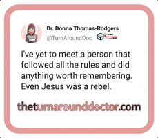 reacting turn around GIF by Dr. Donna Thomas Rodgers