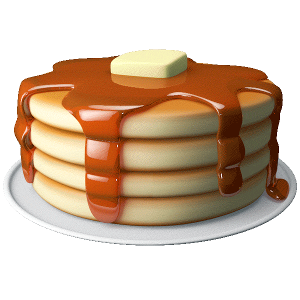 Pancake Day Breakfast Sticker by chrislumain