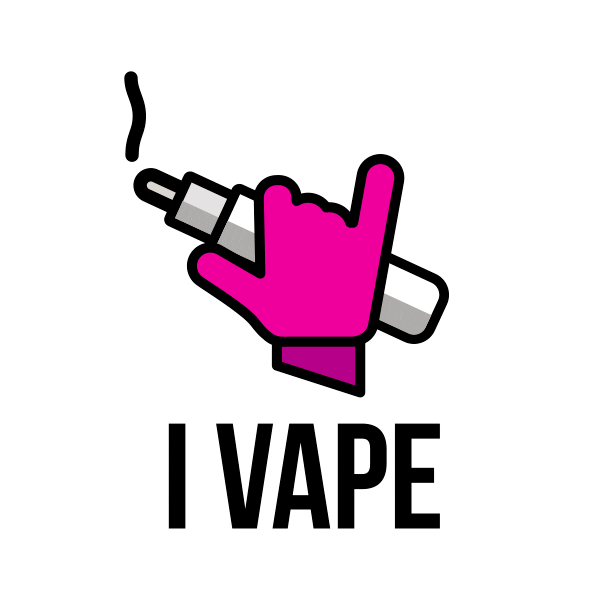 Hand Vape Sticker by Dampftbeidir