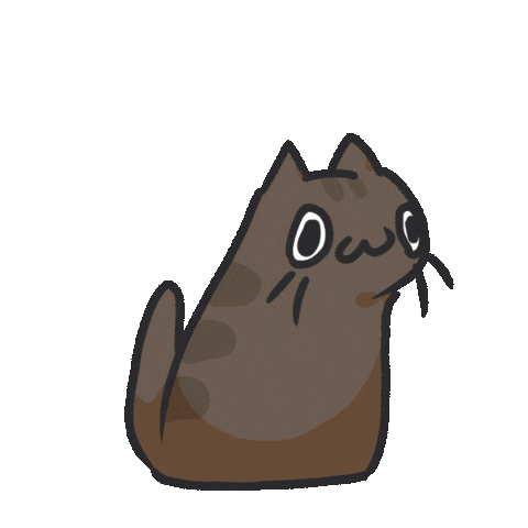Cat Sticker by bunny_is_moving