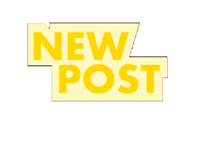 New Post Sticker By Greatest Gif