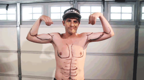 Giphy - strong muscles GIF