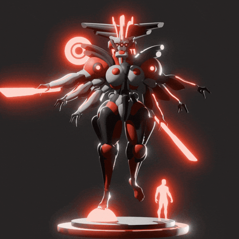 3D Glow GIF