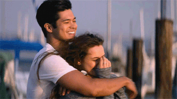 13 Reasons Why Ross Butler And Hannah Baker GIF