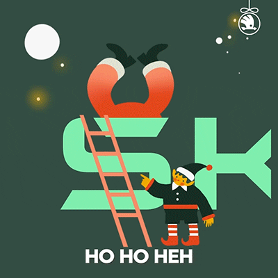 Santa Claus Christmas GIF by Škoda Global