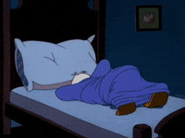 tired donald duck GIF