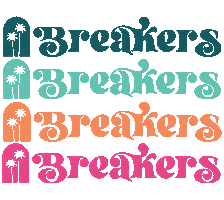 Palm Tree Logo Sticker by Melissa Reese Creative