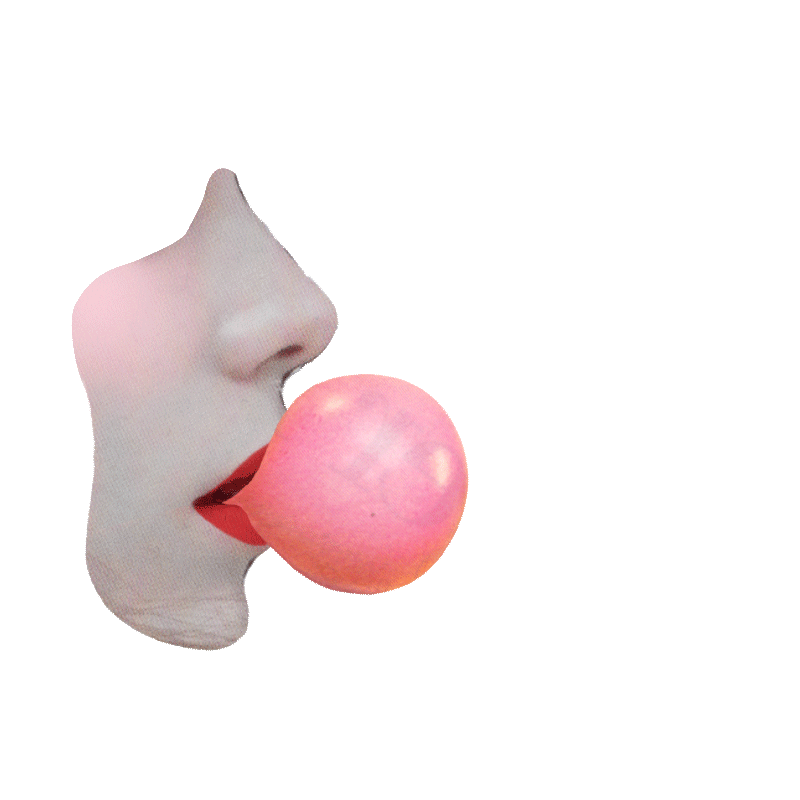 Chewing Gum Fashion Sticker by Chantal Caduff for iOS & Android GIPHY