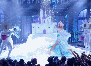 disney dancing comedy snow princess GIF
