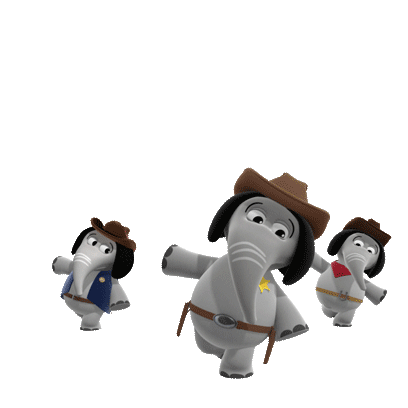 Dance Hopping Sticker by BabyTV for iOS & Android | GIPHY