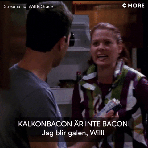 will & grace bacon GIF by TV4