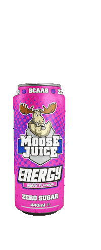 Energy Drink Pink Sticker by MuscleMooseHQ