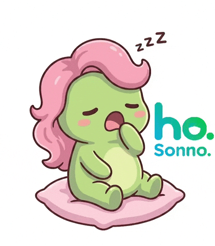 Ho Sonno Dormire GIF by KuteCosmos | Home of Fruffy and 12 Kute Signs