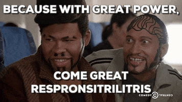 krispycheez power key responsibility peele GIF