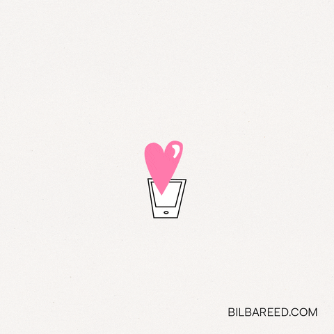 I Love U Heart GIF by Bilbareed