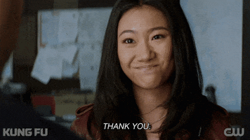 The Cw Thank You GIF by CW Kung Fu
