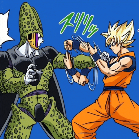 Perfect Cell Goku Meme GIF