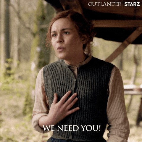We Need You Sophie Skelton GIF by Outlander