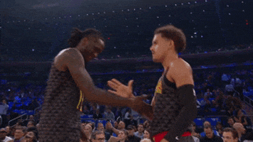 Trae Young Fist Bump GIF by NBA
