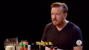 Thats It Ricky Gervais GIF by First We Feast